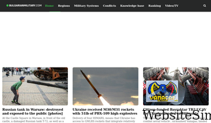 bulgarianmilitary.com Screenshot
