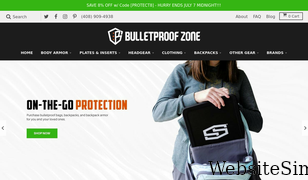 bulletproofzone.com Screenshot