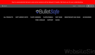 bulletsafe.com Screenshot