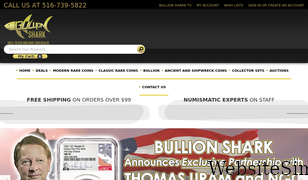 bullionsharks.com Screenshot