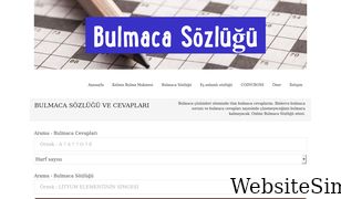 bulmaca-sozlugum.com Screenshot