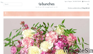 bunches.co.uk Screenshot
