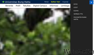 bunghatta.ac.id Screenshot
