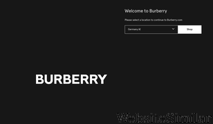 burberry.com Screenshot