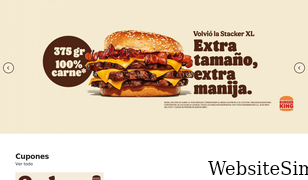 burgerking.com.ar Screenshot