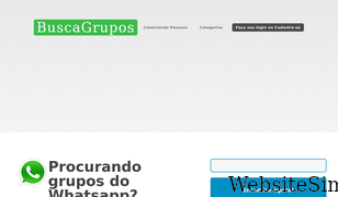buscagrupos.com.br Screenshot