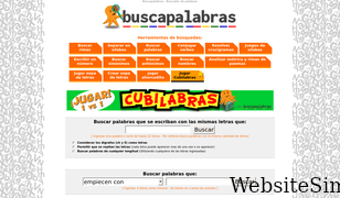 buscapalabras.com.ar Screenshot