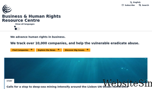 business-humanrights.org Screenshot