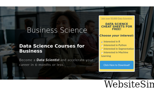 business-science.io Screenshot