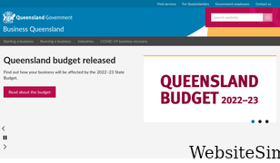 business.qld.gov.au Screenshot
