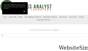 businessanalystlearnings.com Screenshot