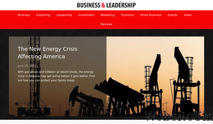 businessandleadership.com Screenshot