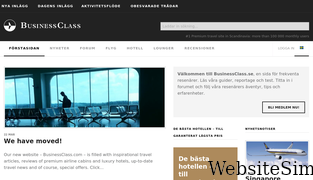 businessclass.se Screenshot