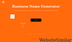 businessnamemaker.com Screenshot