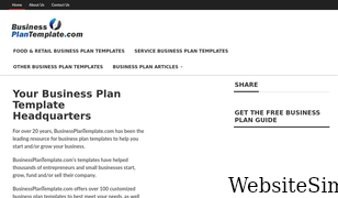 businessplantemplate.com Screenshot