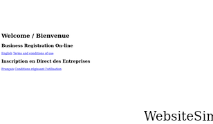 businessregistration-inscriptionentreprise.gc.ca Screenshot