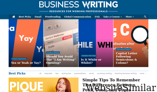 businesswritingblog.com Screenshot