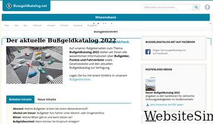 bussgeldkatalog.net Screenshot
