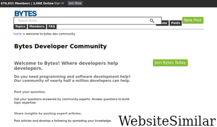 bytes.com Screenshot
