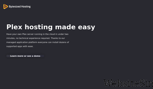 bytesized-hosting.com Screenshot