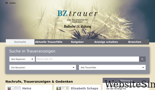 bztrauer.de Screenshot