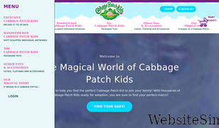 cabbagepatchkids.com Screenshot