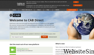 cabdirect.org Screenshot