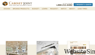 cabinetjoint.com Screenshot