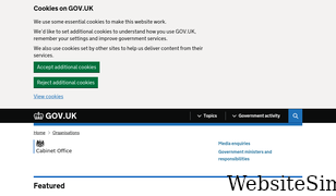 cabinetoffice.gov.uk Screenshot