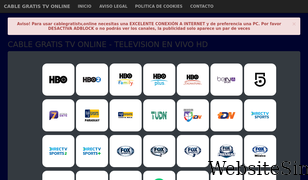 cablegratistv.online Screenshot