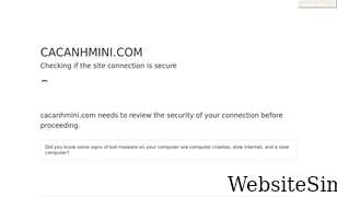 cacanhmini.com Screenshot