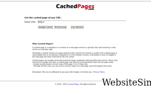 cachedpages.com Screenshot