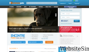 cachorrogato.com.br Screenshot