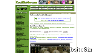 cactiguide.com Screenshot