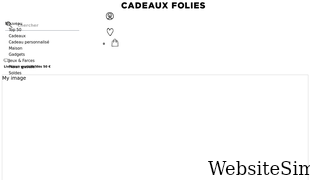 cadeauxfolies.fr Screenshot