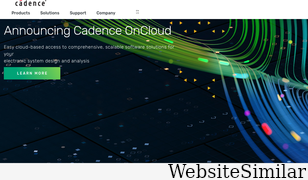 cadence.com Screenshot