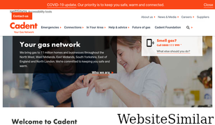 cadentgas.com Screenshot