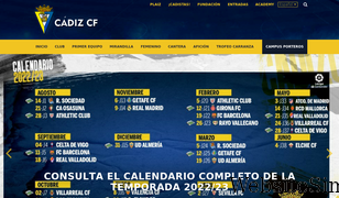 cadizcf.com Screenshot