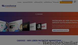 cadooz.com Screenshot