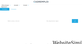 cadremploi.fr Screenshot
