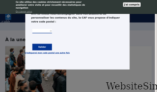 caf.fr Screenshot