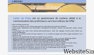 cahier-de-prepa.fr Screenshot