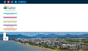 cairns.qld.gov.au Screenshot