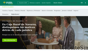 cajaruraldenavarra.com Screenshot