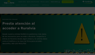 cajaruraldesoria.com Screenshot