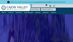 cajonvalley.net Screenshot