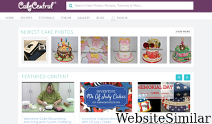 cakecentral.com Screenshot