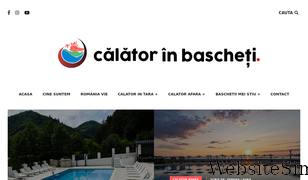 calatorinbascheti.ro Screenshot