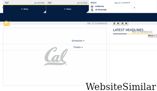 calbears.com Screenshot