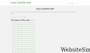 calc-ulator.com Screenshot